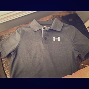 Under Armor Boys Short Sleeve Polo